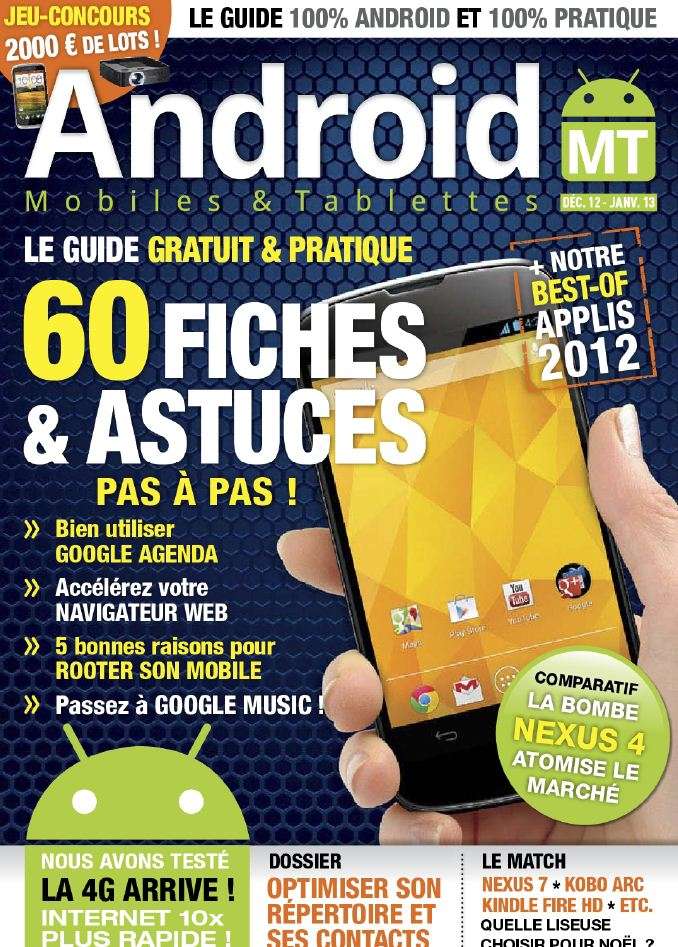 Android Mobiles & Tablettes N°16 Décembre 2012 Janvier 2013